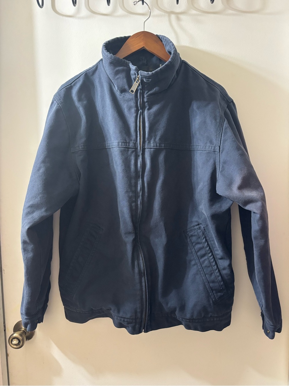 Cornerstone Men's Navy Zip-Front Jacket